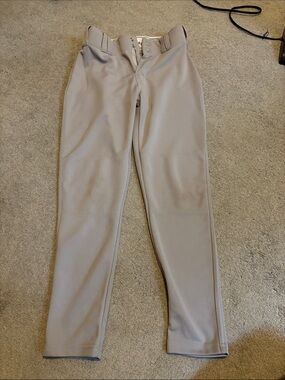 Alleson Athletic Gray Baseball Pants